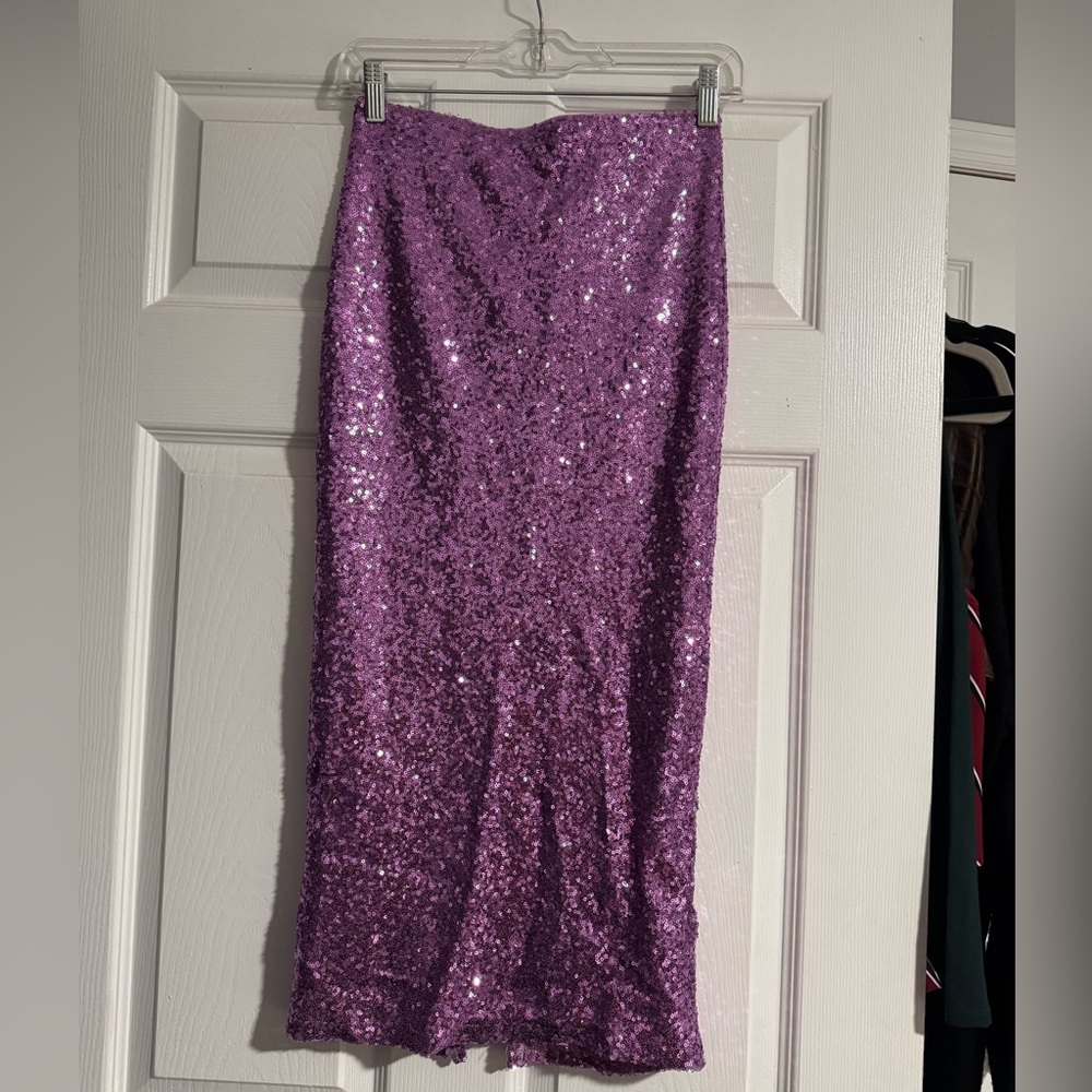 Hello Molly Sequin Skirt - Picture 3 of 5